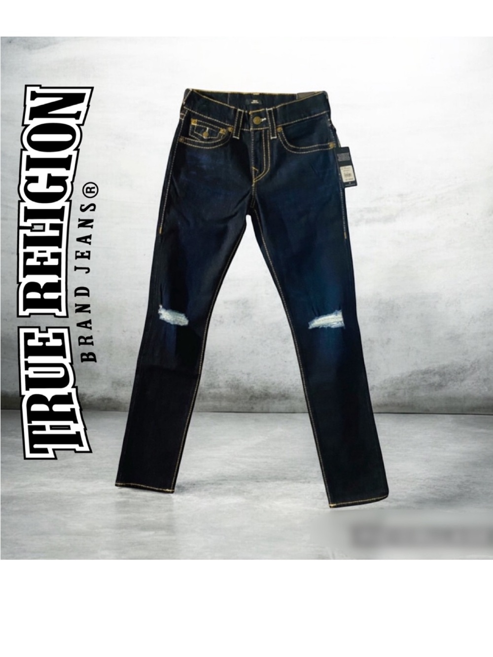 TRUE RELIGION MENS GENO RELAXED SLIM FIT JEANS SZ 29